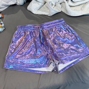 Iridescent Purple Women's Shorts